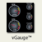 vgauge automotive, industrial instruments gauges switches